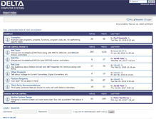 Tablet Screenshot of forum.deltamotion.com